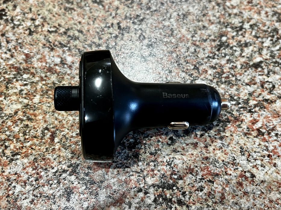 FM-трансмітер Baseus FM Launcher 2.4A 2хUSB-A Black