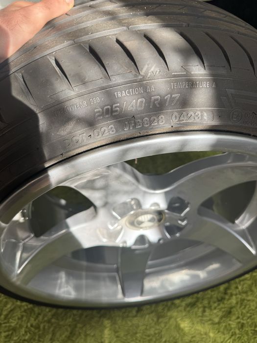 Rondell 0021 17” 5x120 | 8.5J + 10J | BMW E36 E46  E90 | nowe opony Vredestein