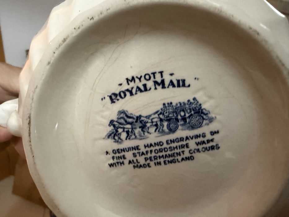 Conjunto de loiças inglesas Myott Royal Mail