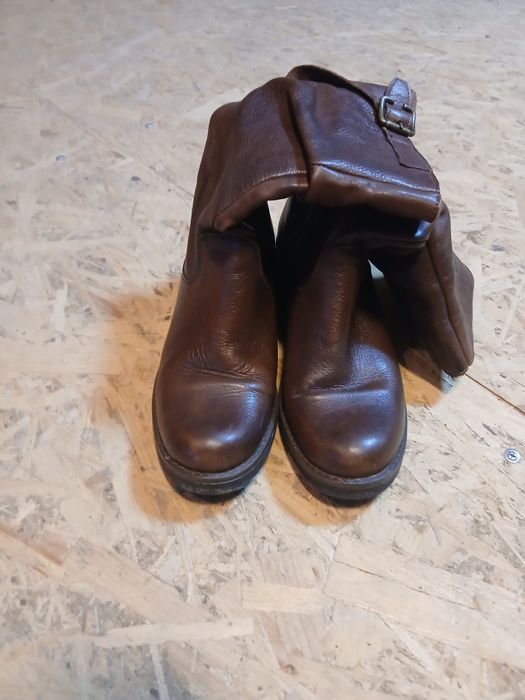 Шкіряні осінні чобітки