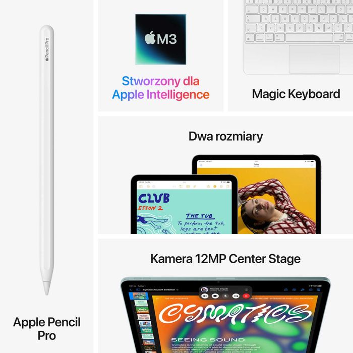 Nowy DUŻY ipad AIR 13'', M3 128 GB