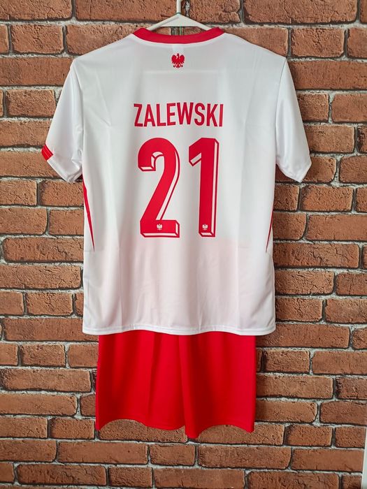 Strój piłkarski dziecięcy Polska Zalewski rozm. 146