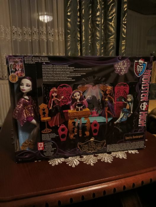 Monster high spectra vondergeist dj sala dyskotekowa Nowe