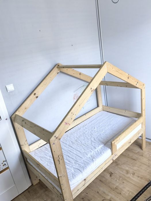 Łóżko domek dla dwójki dzieci 80*160
