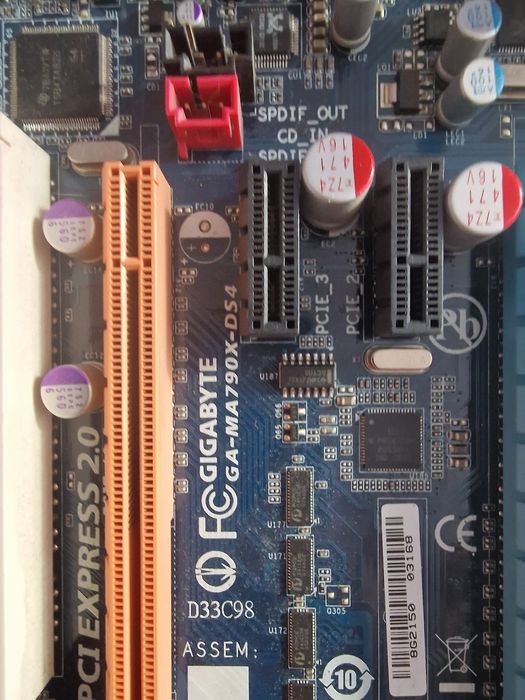 Płyta głowna am2+ + RAM + phenom II