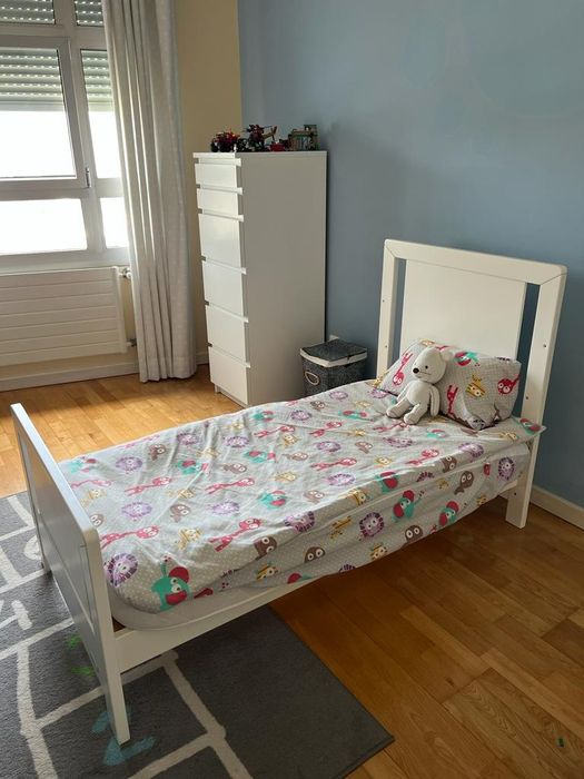 Cama de criança (marca Trama) e colchão! NOVO PREÇO!