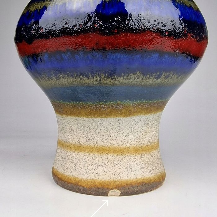 Duży Wazon Ceramiczny U Keramik West Germany Lava