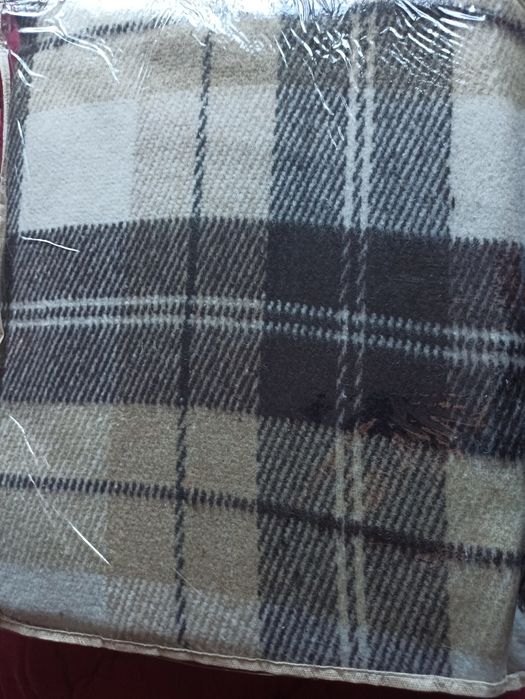 Плед чисто шерстяной 170х210 см