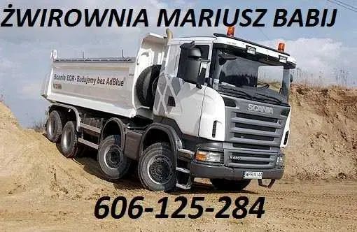 ziemia ogrodowa siana żwir piasek