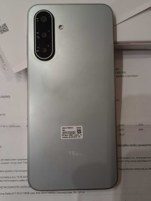Samsung Galaxy A17 SM-A176 4/128GB szary