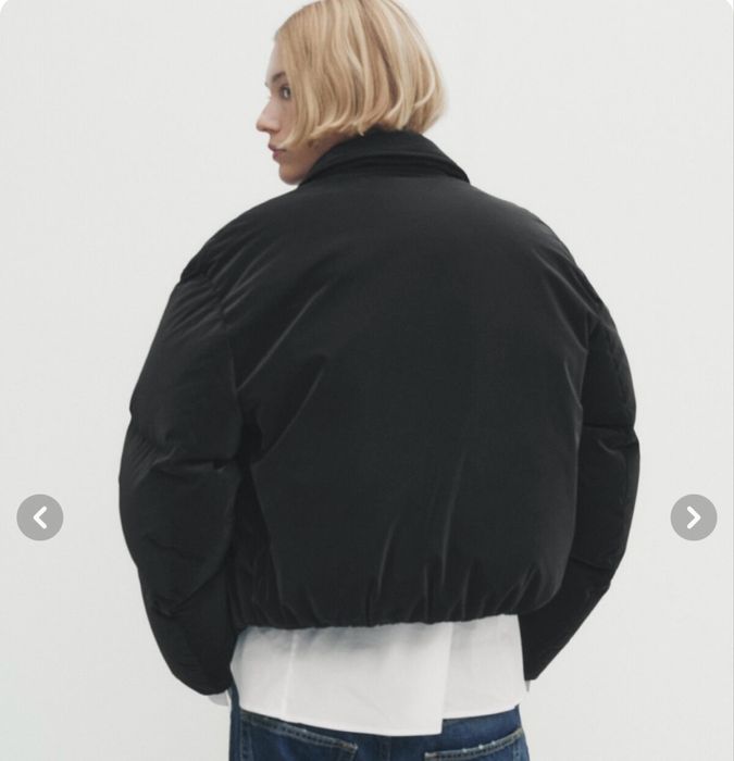 Терміново! куртка з коміром пуфер пуховик Massimo dutti