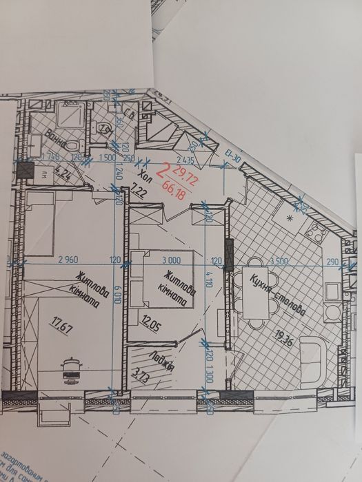 2-комнатная квартира по адресу ул. Капеланська (площадь 66,2 м²) - Atlanta.ua - фото 12