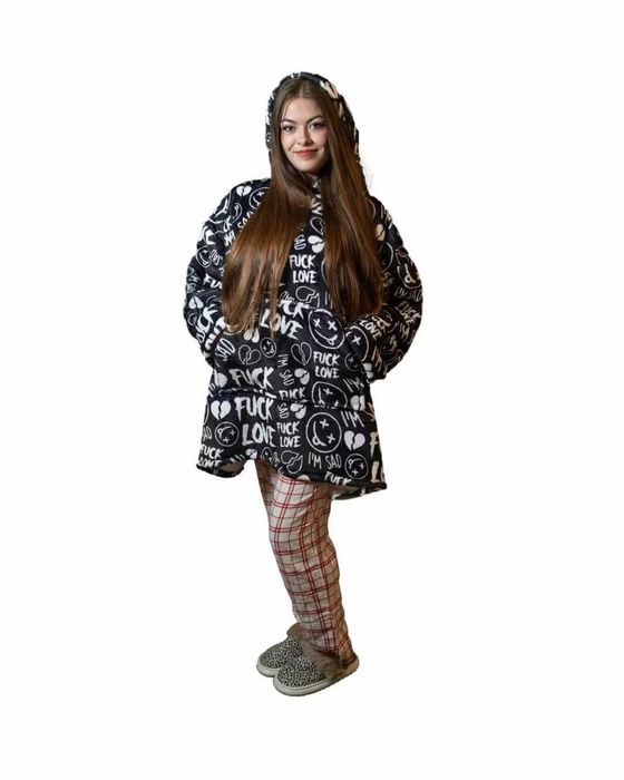 Kocobluza oversize czarna