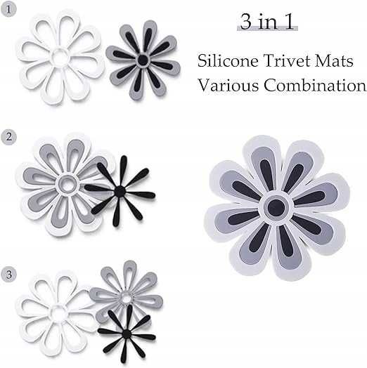 Silikonowa mata kuchenna podstawka podkładka wielofunkcyjna 3w1