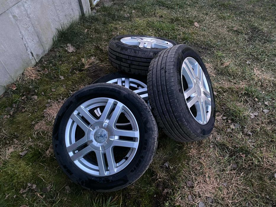 Felgi Aluminiowe 4x108 Ford R15 + Opony Letnie 195/55/R15