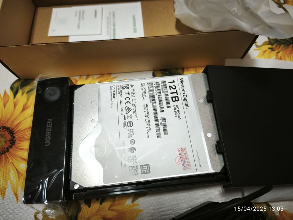 UGREEN Hard Drive 12TB novo