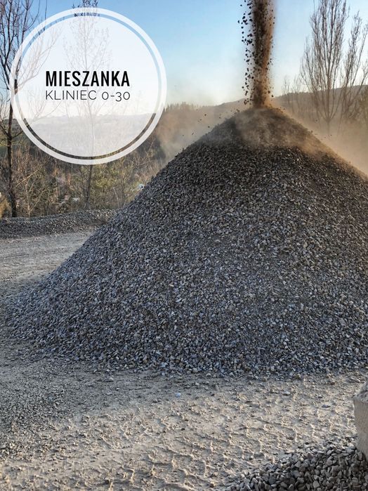 Mieszanka kliniec 0-30 oraz 0-60 kamień pod kostke i na drogę kliniec