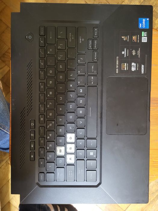 Kompletna klawiatura Asus TUF dash f15 używana