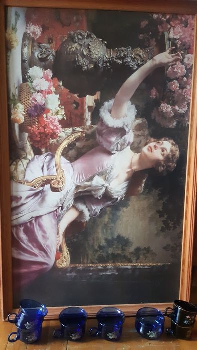 WYPRZEDAŻ! * Kolorowe szkło / Starocie..*