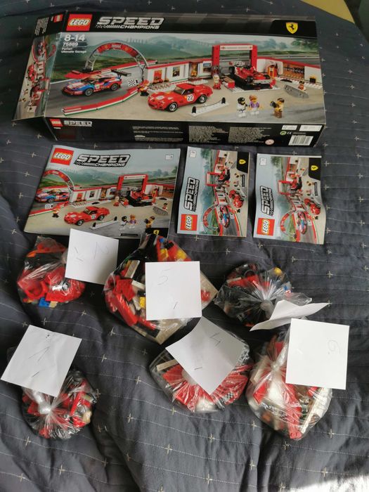 Lego Speed Champions 75889 Warsztat Ferrari