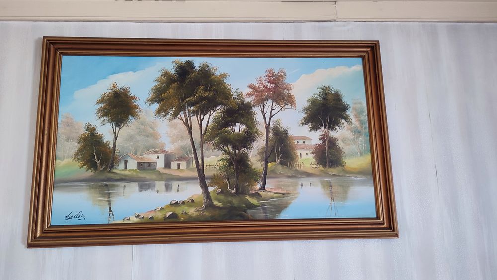 Quadro pintado à mão