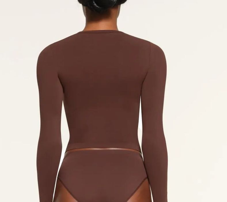 Лонгслів SKIMS COCOA, long sleeve  XS/S/M