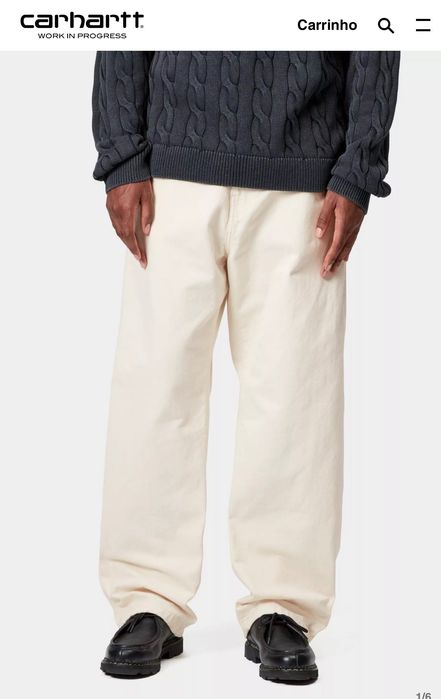 Carharttt WIP Landon Pant - Moonbeam (Rinsed)