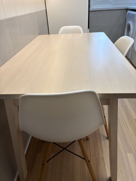 Mesa de refeição IKEA 125cm Betula