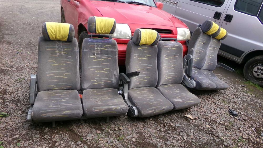 Lis55 Fotel podwójny fotele bus kamper ławka podłokietniki