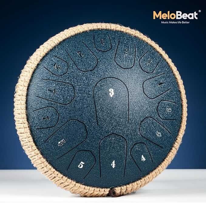 Bęben Językowy 13 cali 15 tonów MELOBEAT ST-015 zestaw 32CM granatowy