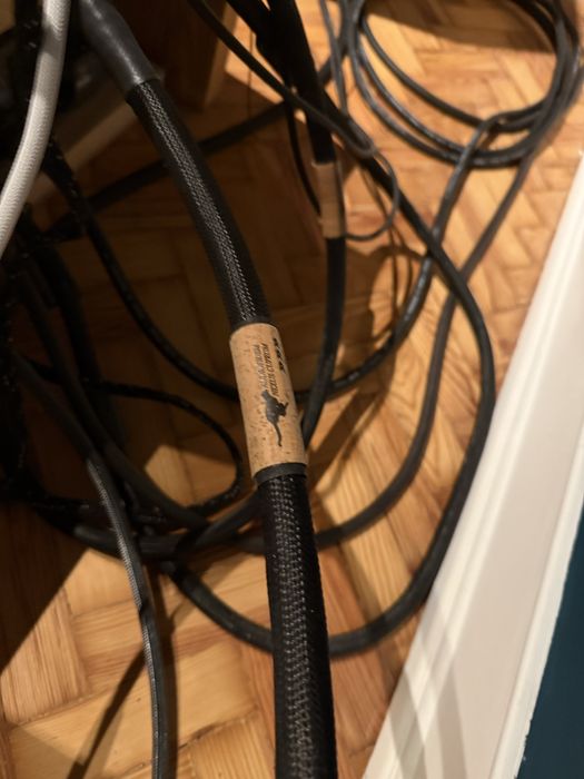 Cabos de coluna audiofilo, audiofidem cobre 2,5 metros bananas/espadas