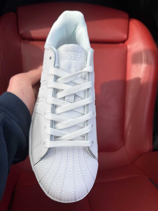 (ОПЛАТА ПІСЛЯ ОГЛЯДУ)Adidas Superstar Classic All White Адідас