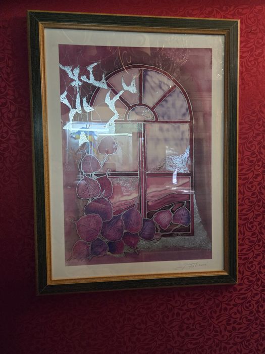 Quadro decorativo com moldura