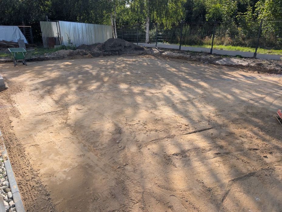 Prace ziemne, usługi koparką kołową