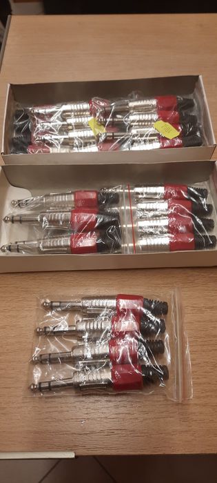 Wtyk Jack stereo 6,3mm 5 szt.