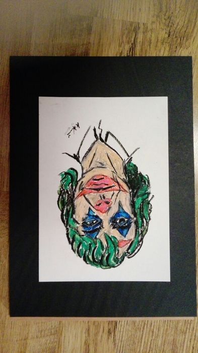 Joker obraz pastela