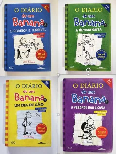 Livros Diário de Um Banana - Portes incluídos