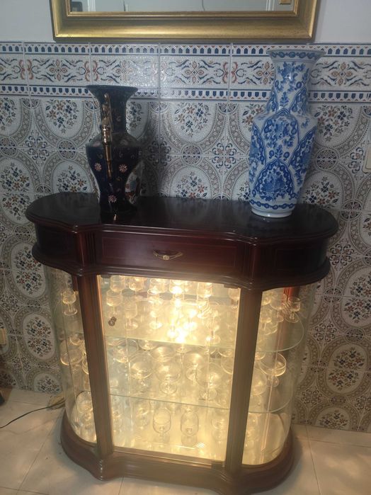 Móvel de sala com luz