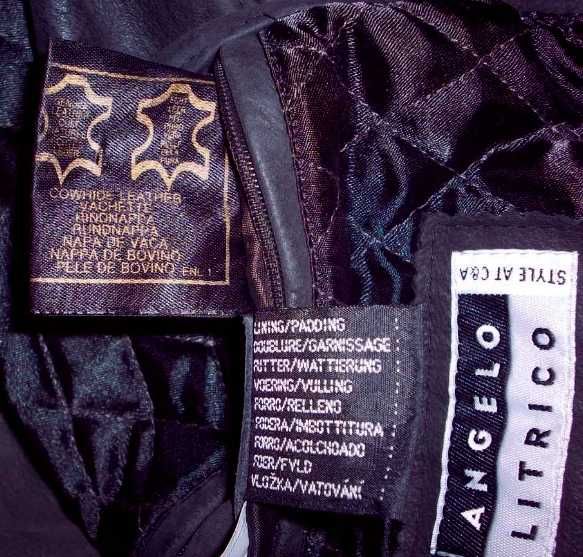 Мужская кожаная куртка пилот командира подводника Angelo kriegsmarine