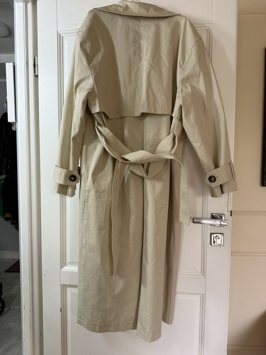 Nowy plaszcz dlugi klasyczny trencz oversize prochowiec zara