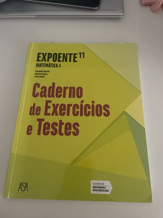 Caderno de atividades Matemática A 11°ano