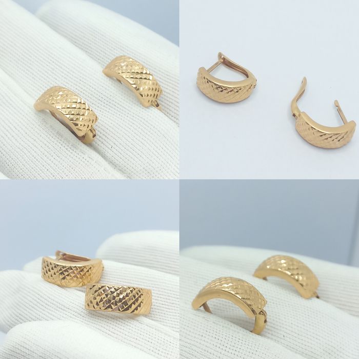 Золотые  сережки 585 1,78г