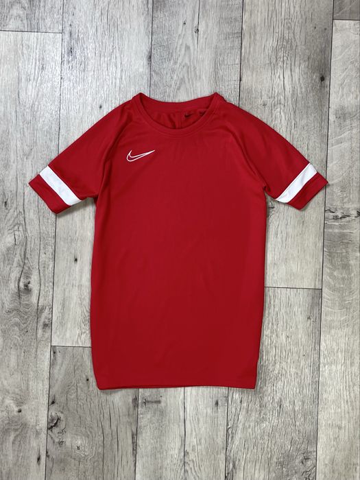 Nike dri-fit футболка 158-170 см XL размер подростковая красная