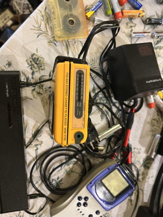 Galaxy and Walkman Game Console with Cassettes and Radio64737948172547123