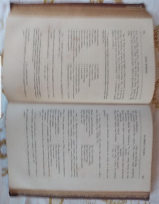 Gramática de 1883 aprende o Inglês em 6 meses encadernada pele natural