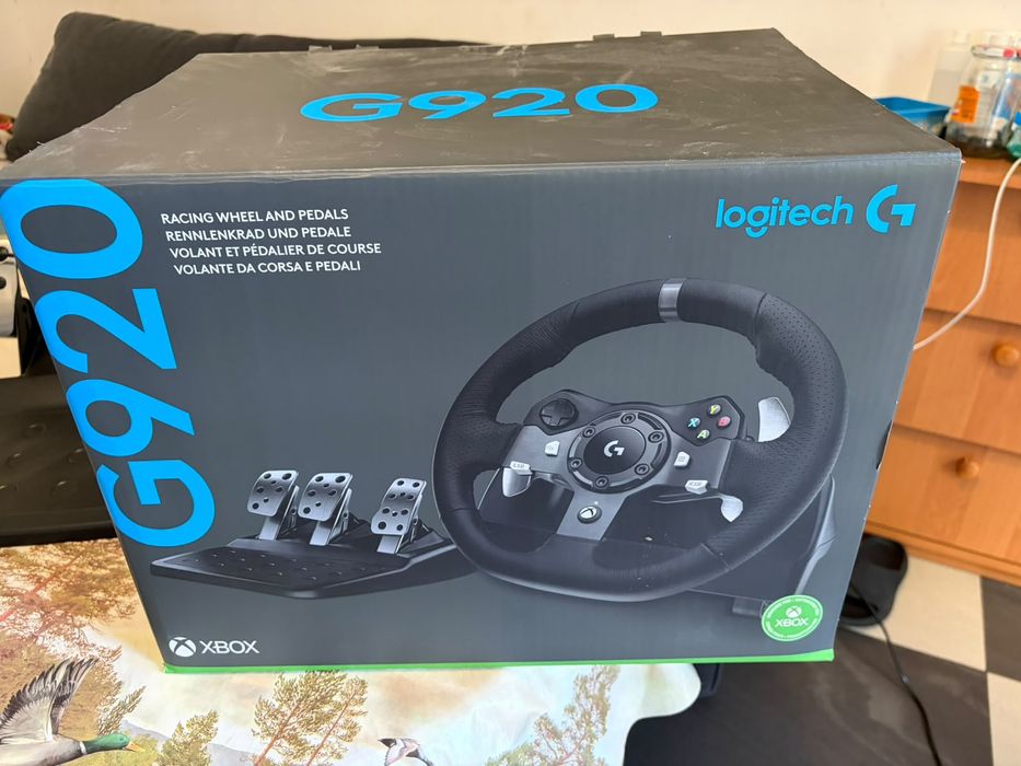 Kierownica Logitech G920 Xbox / PC + Skrzynia biegów Shifter | Komplet