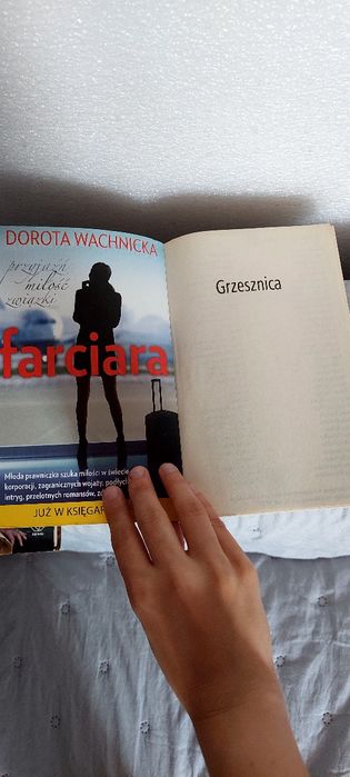 Książka: "Grzesznica" autorstwa Doroty Wachnickiej. Romans