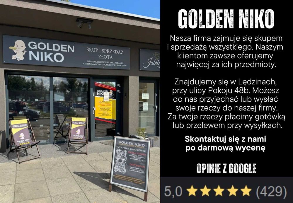 Skup Wszystkiego GOLDEN NIKO Biżuteria, Elektronika, Narzędzia i Inne!