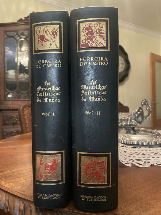 As maravilhas Artisticas do Mundo Vol I e II - Ferreira de Castro