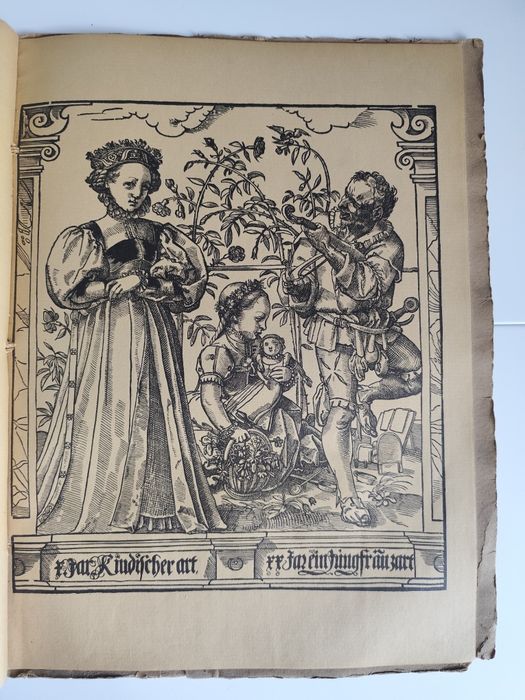 UNIKAT Renesansowe ryciny (wyd. 1908) – Planety i Wiek Człowieka – Komplet 13 tablic (Stimmer / Beham)